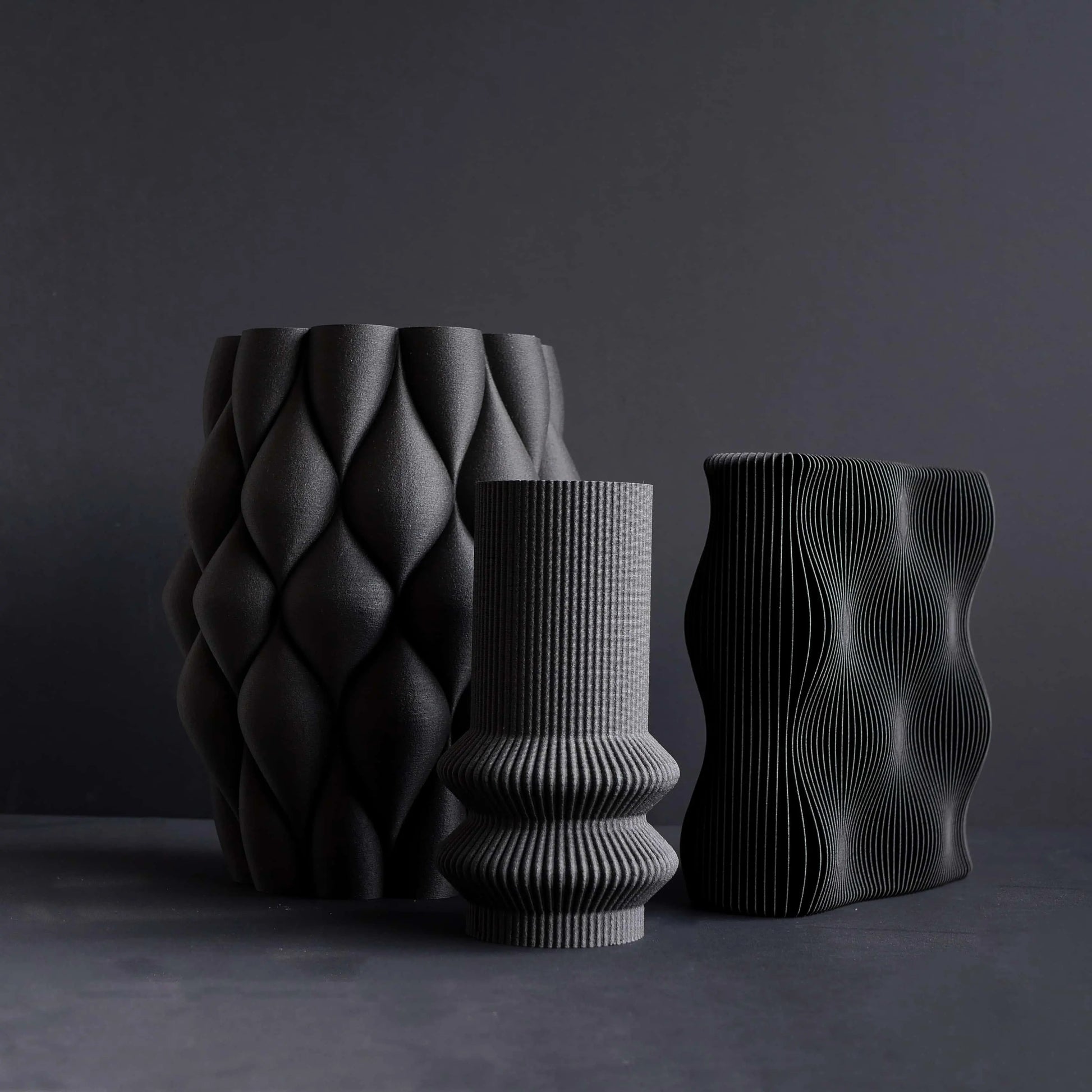 Vase COPENHAGUE Noir MINIMUM DESIGN
