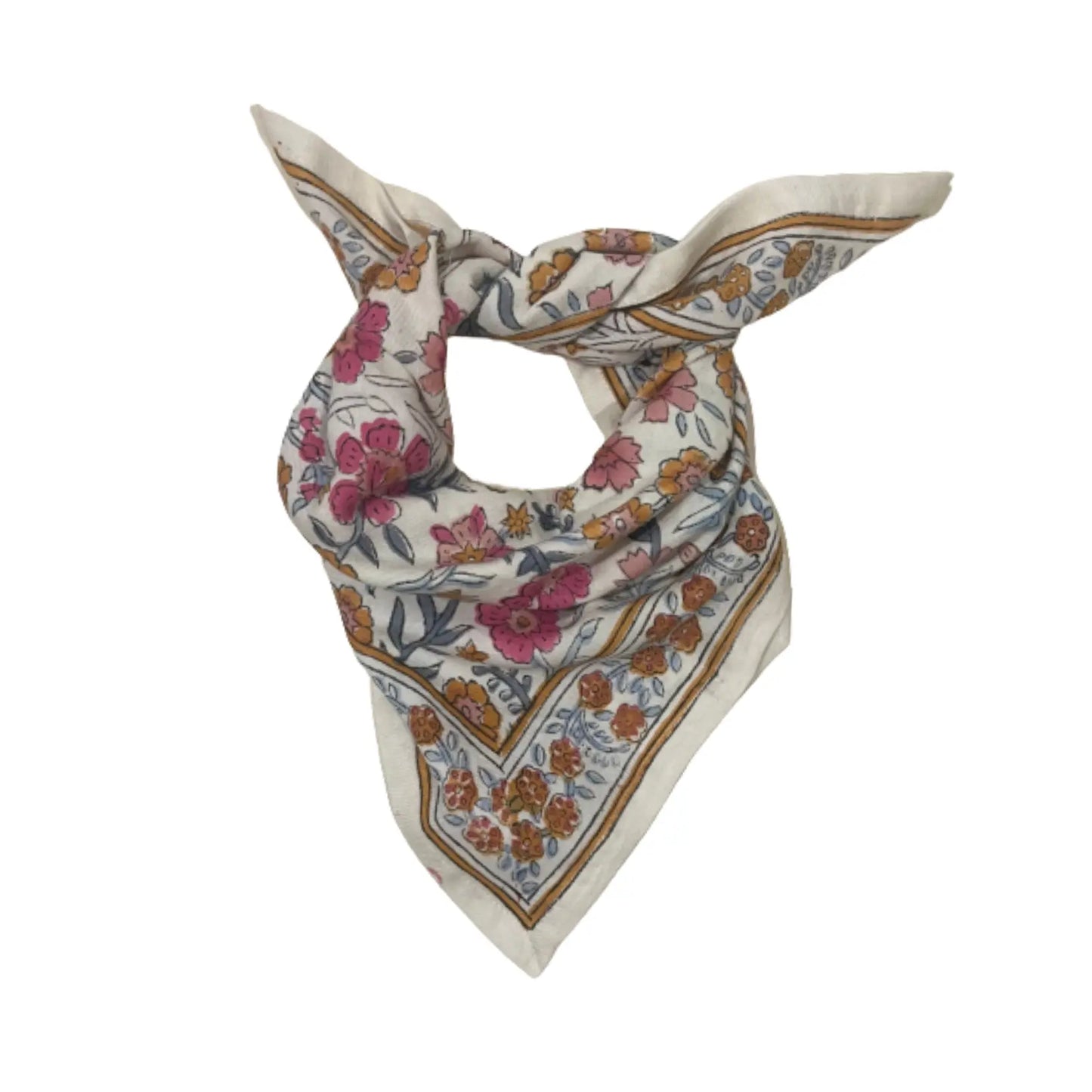Foulards Bébé, Enfant Delhi Azur 5O cm SO FAMILY