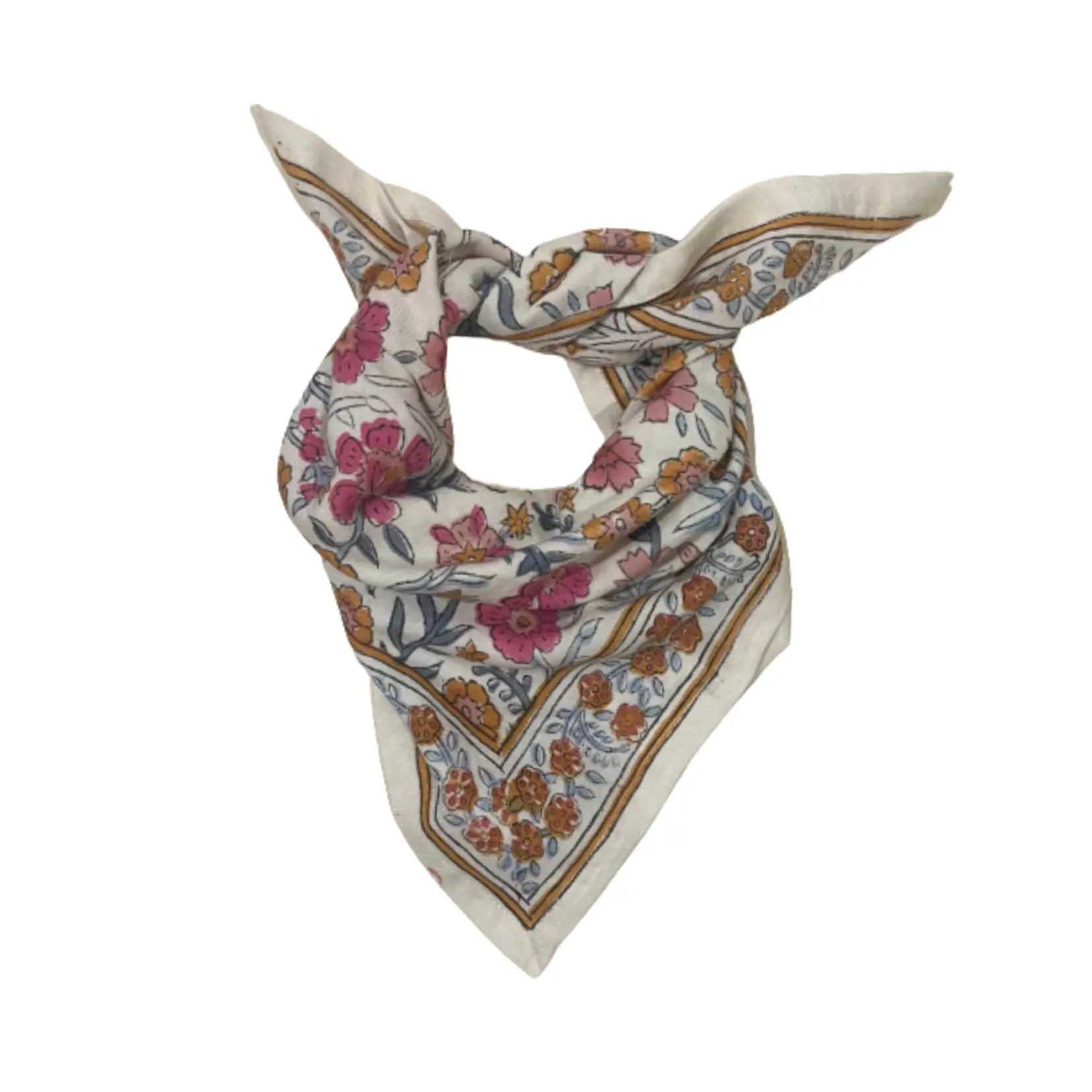 Foulards Bébé, Enfant Delhi Azur 5O cm SO FAMILY
