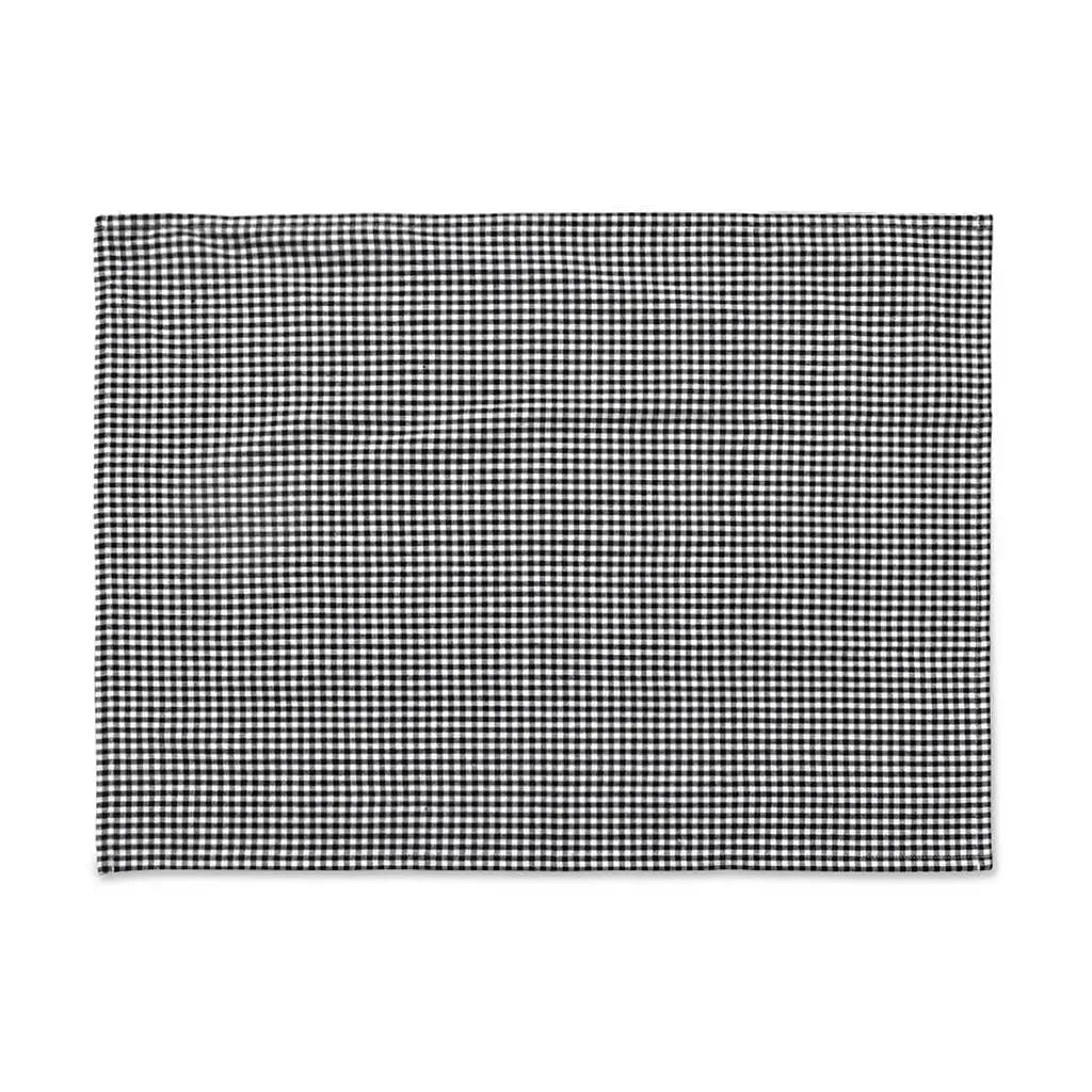 Torchon Brigitte noir 50x70cm Opjet Paris