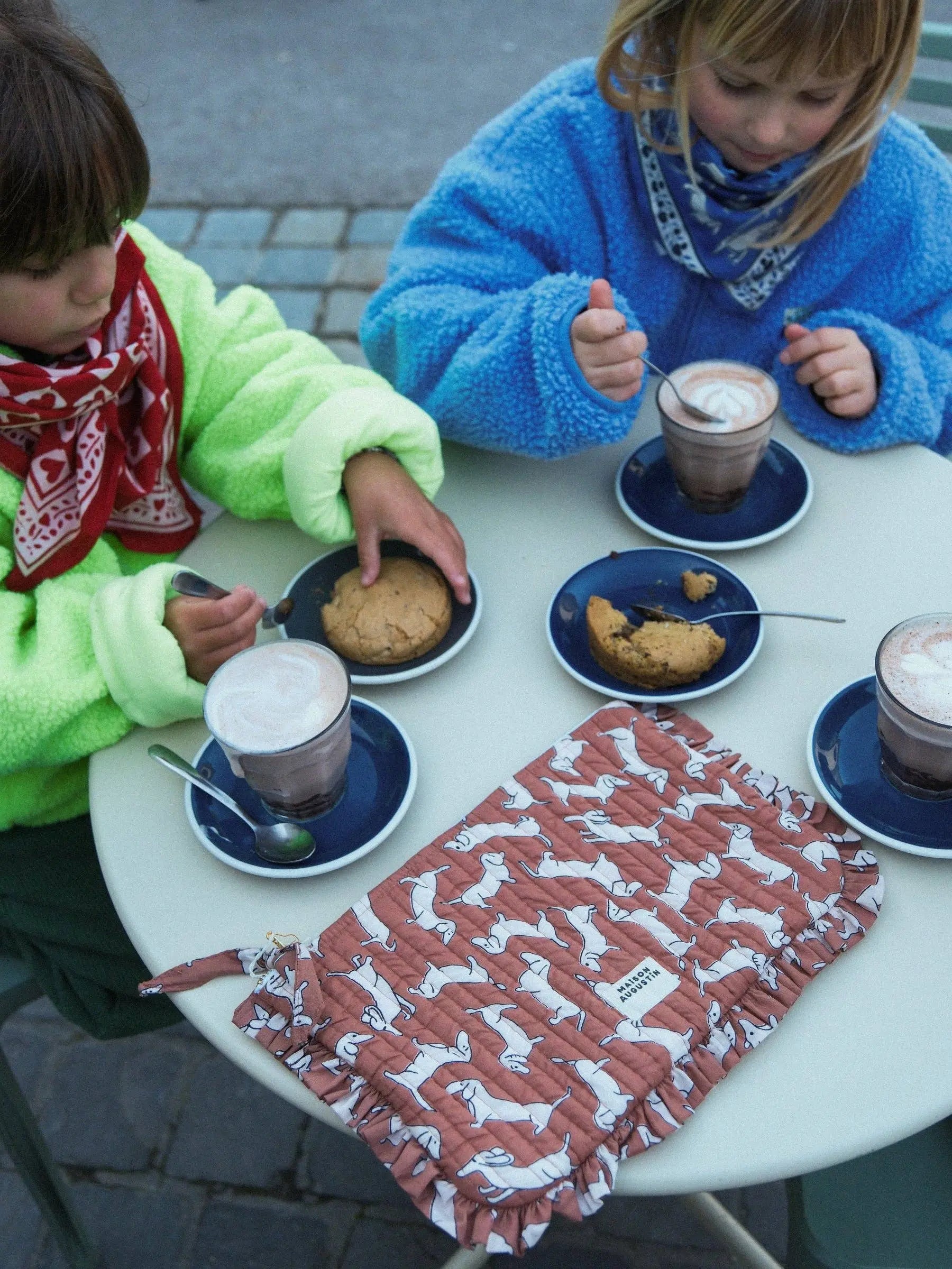Grande Pochette Teckel Brown Maison Augustin