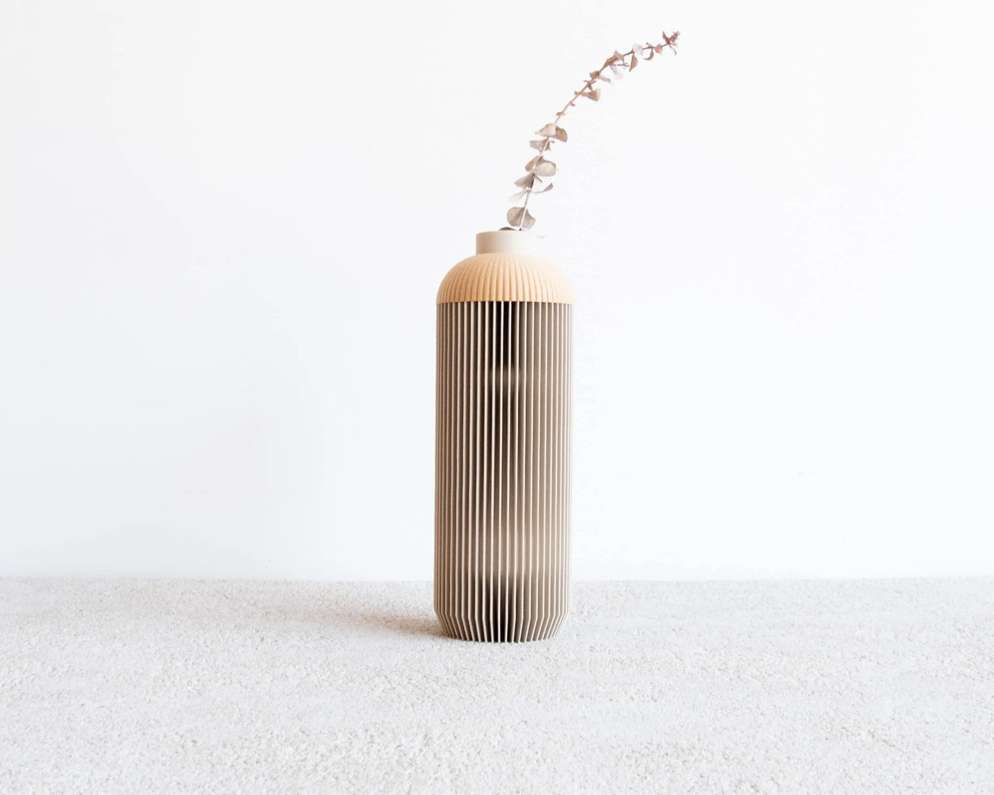 Vase Onde Natural & White MINIMUM DESIGN