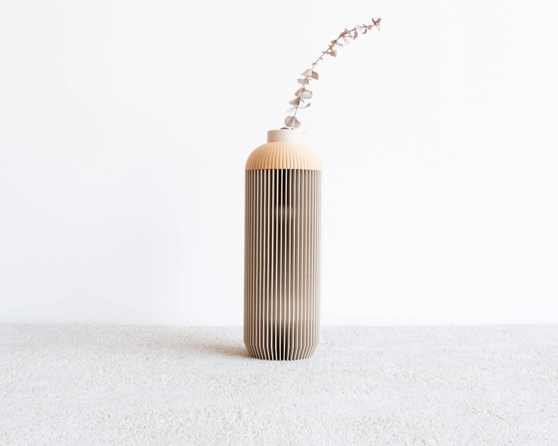 Vase Onde Natural & White MINIMUM DESIGN